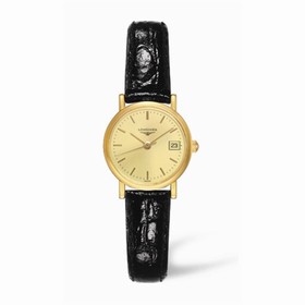 Longines Presence 23.5 Quartz Gold Matte Leather (L4.277.6.32.2)
