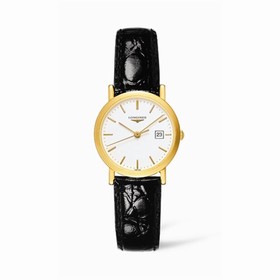 Longines Presence 26.8 Quartz Gold (L4.279.6.12.2)