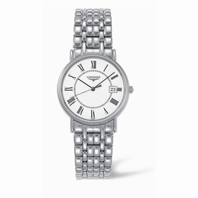 Longines Presence 33 Quartz Stainless Steel Roman Bracelet (L4.720.4.11.6)