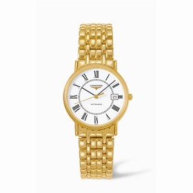 Longines Presence 34.5 Automatic Yellow Roman Bracelet (L4.721.2.11.8)