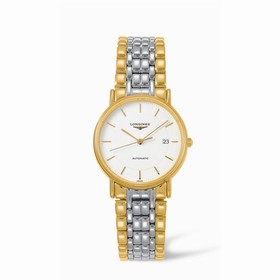Longines Presence 34.5 Automatic Yellow Stick Bracelet Two Tone (L4.721.2.18.7)