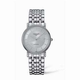 Longines Presence 34.5 Automatic Stainless Steel Silver Bracelet (L4.721.4.78.6)