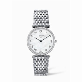 Longines La Grande Classique 33 Quartz Diamond Bezel (L4.741.0.09.6)