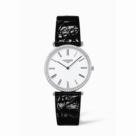Longines La Grande Classique 33 Quartz Diamond Bezel Roman (L4.741.0.11.2)