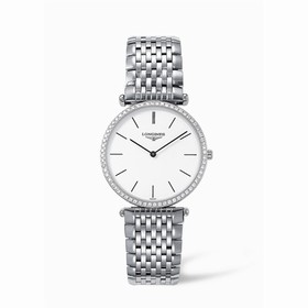 Longines La Grande Classique 33 Quartz Diamond Bezel Stick (L4.741.0.12.6)