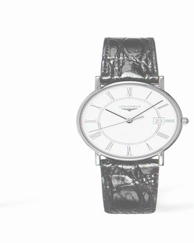 Longines Presence 33.5 Quartz Gold Crocodile (L4.743.6.11.0)