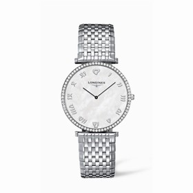 Longines La Grande Classique 37 Quartz Diamond Bezel (L4.770.0.09.6)