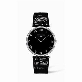 Longines La Grande Classique 37 Quartz Diamond Bezel Black (L4.770.0.51.4)