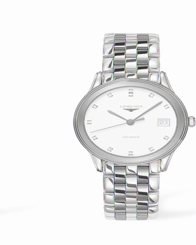 Longines Flagship 35.6 Automatic Two Tone White Diamond (L4.774.3.27.7)