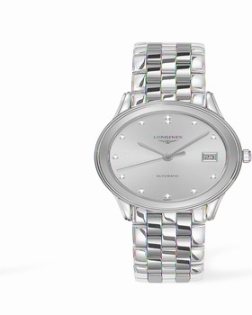 Longines Flagship 35.6 Automatic Two Tone Champagne Diamond (L4.774.3.37.7)