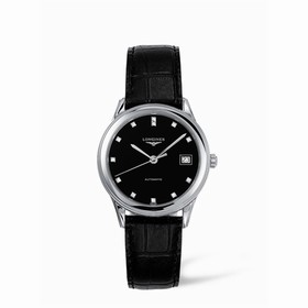 Longines Flagship 35.6 Automatic Stainless Steel Black Diamond (L4.774.4.57.2)