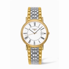 Longines Presence 38.5 Quartz Yellow Roman Bracelet Two Tone (L4.790.2.11.7)