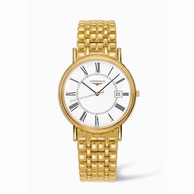 Longines Presence 38.5 Quartz Yellow Roman Bracelet (L4.790.2.11.8)