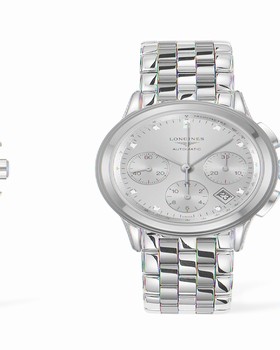 Longines Flagship Chronograph Two Tone Diamond (L4.803.3.37.7)