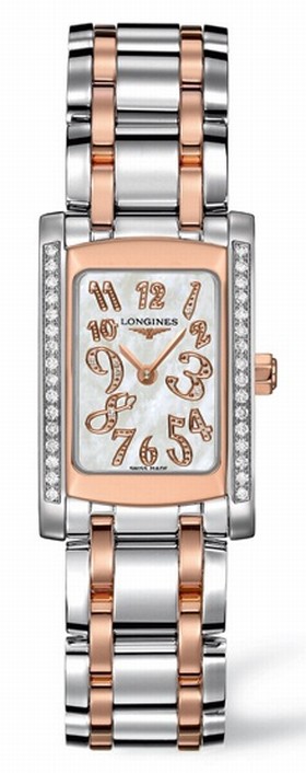 Longines DolceVita 20 Quartz Two Tone Pink Diamond (L5.155.5.99.7)