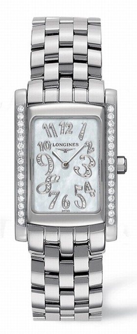 Longines DolceVita 22 Quartz Stainless Steel Diamond MOP (L5.502.0.97.6)
