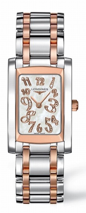 Longines DolceVita 22 Quartz Two Tone Pink (L5.502.5.97.7)