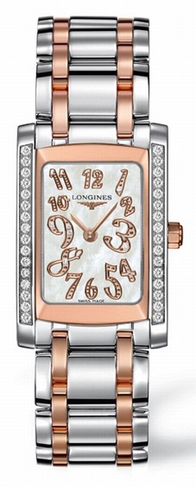 Longines DolceVita 22 Quartz Two Tone Pink Diamond (L5.502.5.99.7)