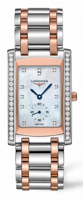 Longines DolceVita 22 Quartz Two Tone Pink Diamond (L5.655.5.89.7)