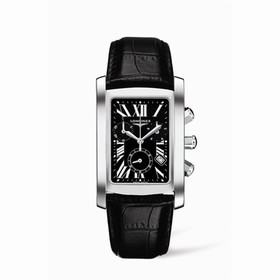 Longines DolceVita 30 Quartz Chronograph Stainless Steel Black (L5.680.4.79.3)