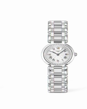 Longines PrimaLuna Quartz 23 Two Tone Pink Diamond (L8.109.5.79.6)
