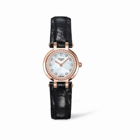 Longines PrimaLuna Quartz 23 Pink Gold Leather Diamond MOP (L8.109.9.87.2)