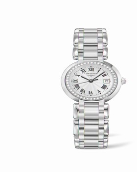 Longines PrimaLuna Quartz 26.5 Two Tone Pink Diamond (L8.110.5.79.6)