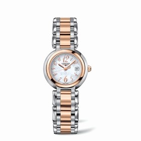 Longines PrimaLuna Quartz 26.5 Two Tone Pink Funky MOP (L8.110.5.83.6)