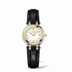 Longines PrimaLuna Quartz 26.5 Two Tone Leather Arabic (L8.110.5.90.2)