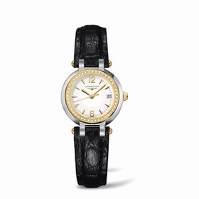 Longines PrimaLuna Quartz 26.5 Two Tone Diamond Leather (L8.110.5.94.2)