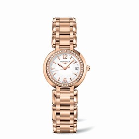 Longines PrimaLuna Quartz 26.5 Pink Gold Diamond Arabic (L8.110.9.16.6)