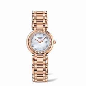 Longines PrimaLuna Quartz 26.5 Pink Gold Diamond MOP (L8.110.9.87.6)