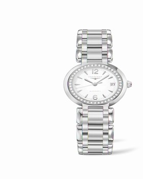 Longines PrimaLuna Automatic 26.5 Two Tone Pink Diamond Arabic (L8.111.5.19.6)