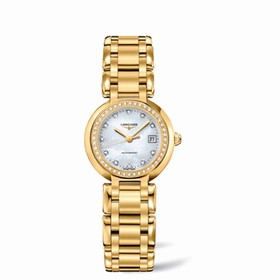 Longines PrimaLuna Automatic 26.5 Yellow Gold Diamond MOP (L8.111.7.87.6)