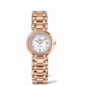 Longines PrimaLuna Automatic 26.5 Pink Gold Diamond Funky MOP (L8.111.9.83.6)