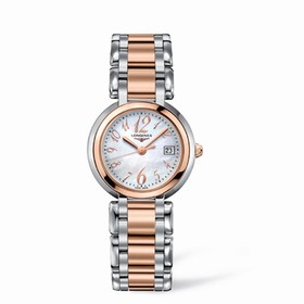 Longines PrimaLuna Quartz 30 Two Tone Pink Funky MOP (L8.112.5.83.6)