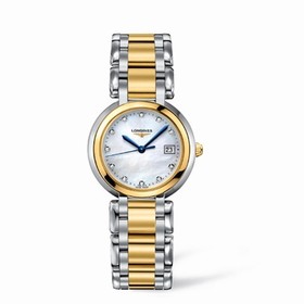 Longines PrimaLuna Quartz 30 Two Tone MOP (L8.112.5.93.6)