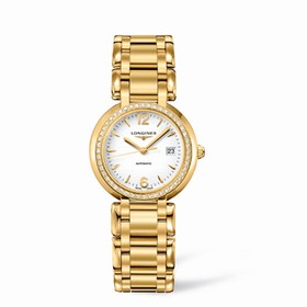 Longines PrimaLuna Automatic 30 Yellow Gold Diamonds Arabic (L8.113.7.16.6)