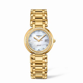 Longines PrimaLuna Automatic 30 Yellow Gold Diamond MOP (L8.113.7.87.6)