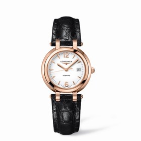 Longines PrimaLuna Automatic 30 Pink Gold Leather Arabic (L8.113.8.16.2)