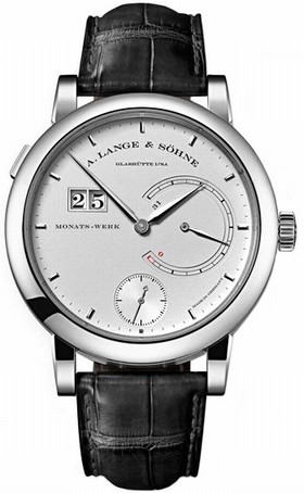 A. Lange and Sohne 31 Rhodium Dial Platinum Men's Watch 130.025
