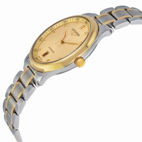Longines Masters Champagne Dial Stainless Steel and 18kt Yellow Gold Men's Watch L26285377
