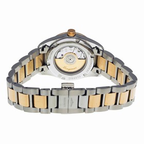 Longines Conquest Automatic Silver Dial 18kt Rose Gold Stainless Steel Ladies Watch L22855767