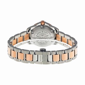 Longines Conquest Black Dial Steel and Rose Gold Automatic Ladies Watch L32765567