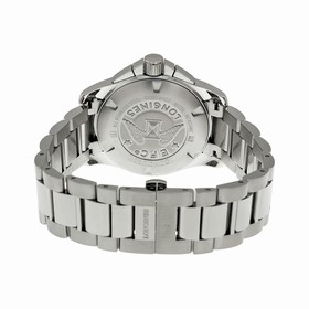 Longines Conquest Chronograph Black Dial Stainless Steel Men's Watch L37004566