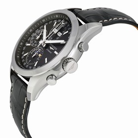 Longines Conquest Classic Automatic Black Dial Black Leather Men's Watch L27984523