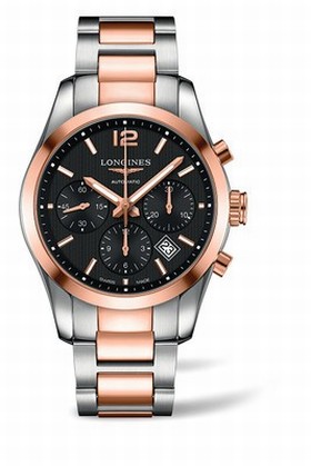 Longines Conquest Classic Black Dial Automatic Men's Watch L2.786.5.56.7