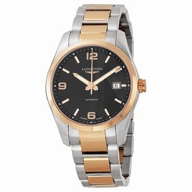 Longines Conquest Classic Black Dial Two-tone Men's Watch L27855567