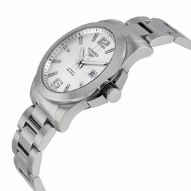 Longines Conquest Silver Dial Stainless Steel Automatic Ladies Watch L36774766