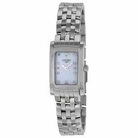 Longines Dolce Vita Mother of Pearl Diamond Dial Ladies Watch L51584926